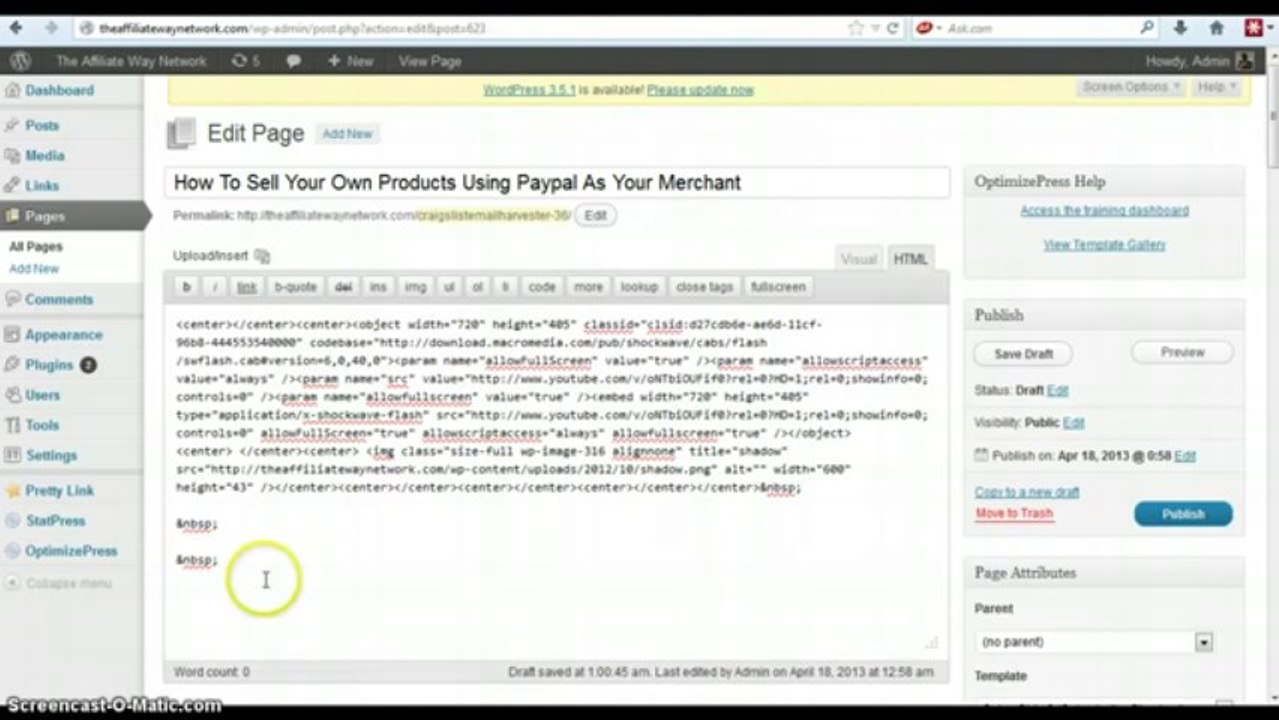 How To SEll Your Own Products Using Paypal As Your Merchant