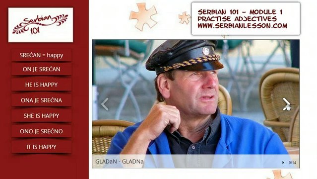 Serbian Language 101 - Classroom Exercise and Adjectives 1