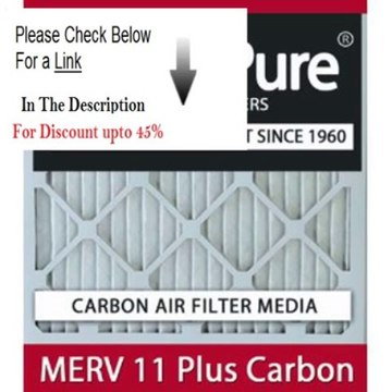 Clearance 10x20x2 Nordic Pure MERV 11 Plus Carbon Air Filters Qty 6