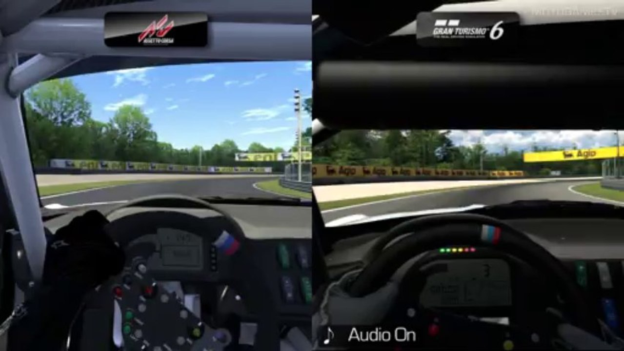 Assetto Corsa Beta vs Gran Turismo 6 - BMW Z4 GT3 at Monza