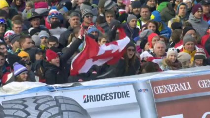 Val Gardena - Le Français Clarey sur le podium