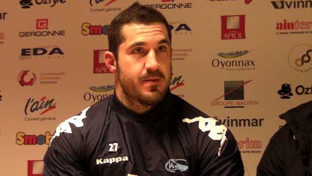 Rugby Top 14 - Scott Spedding après Oyonnax - Bayonne