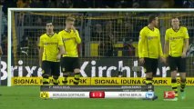 Crollo Dortmund, battuto in casa dall'Hertha Berlino