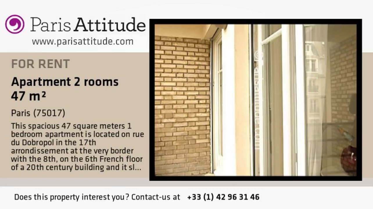 1 Bedroom Apartment for rent - Porte Maillot/Palais des Congrès, Paris - Ref. 1729