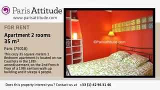 1 Bedroom Apartment for rent - Montmartre, Paris - Ref. 4961