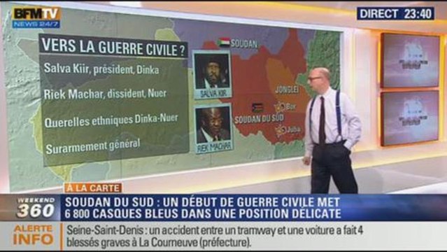 Harold à la carte: la guerre civile qui menace le Soudan du Sud met 6 800 Casques bleus dans une position délicate - 22/12