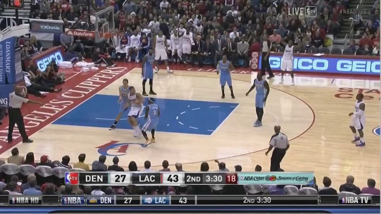 l'impressionnant enchaînement de dribbles de Blake Griffin