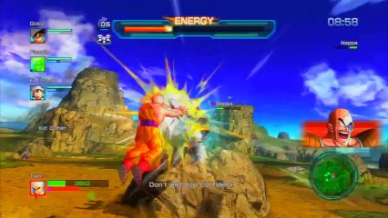 Dragonball Z Battle of Z Tien Gameplay