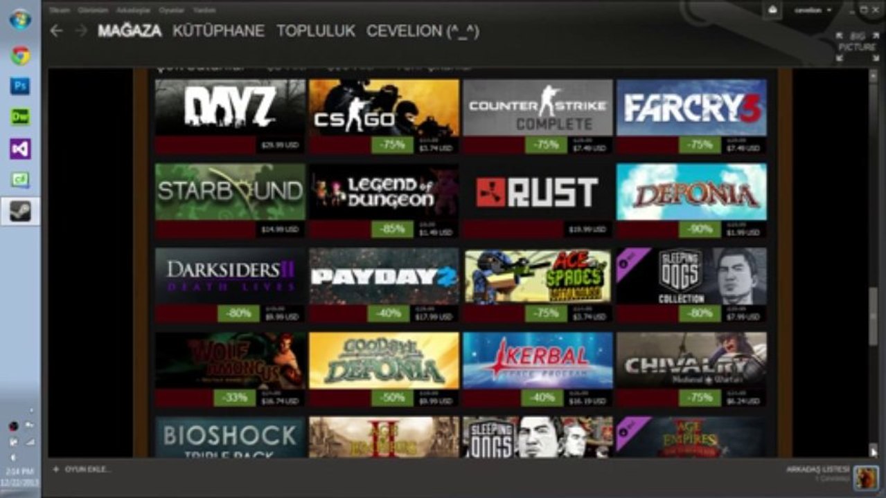 Bugünkü Steam İndirimleri - 22 / 12 / 2013