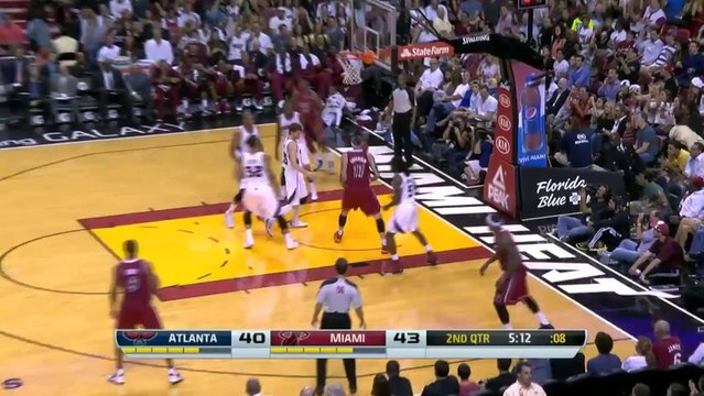 Norris Cole pour l’énorme dunk de Chris Andersen