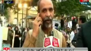 Media Report on MQM protest demonstration against SLGA at Karachi press club with Faisal Subzwari