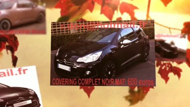 Citroen DS3 noir mat, Citroen DS3 noir mat, Citroen DS3 noir mat, Citroen DS3 Covering noir mat, Citroen DS3 peinture noir mat, Citroen DS3 noir mat