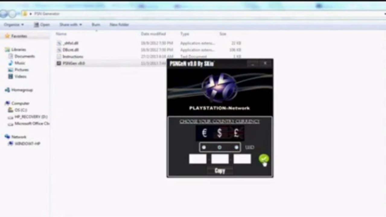 Free PSN Code Generator 2013 Playstation Network Generator
