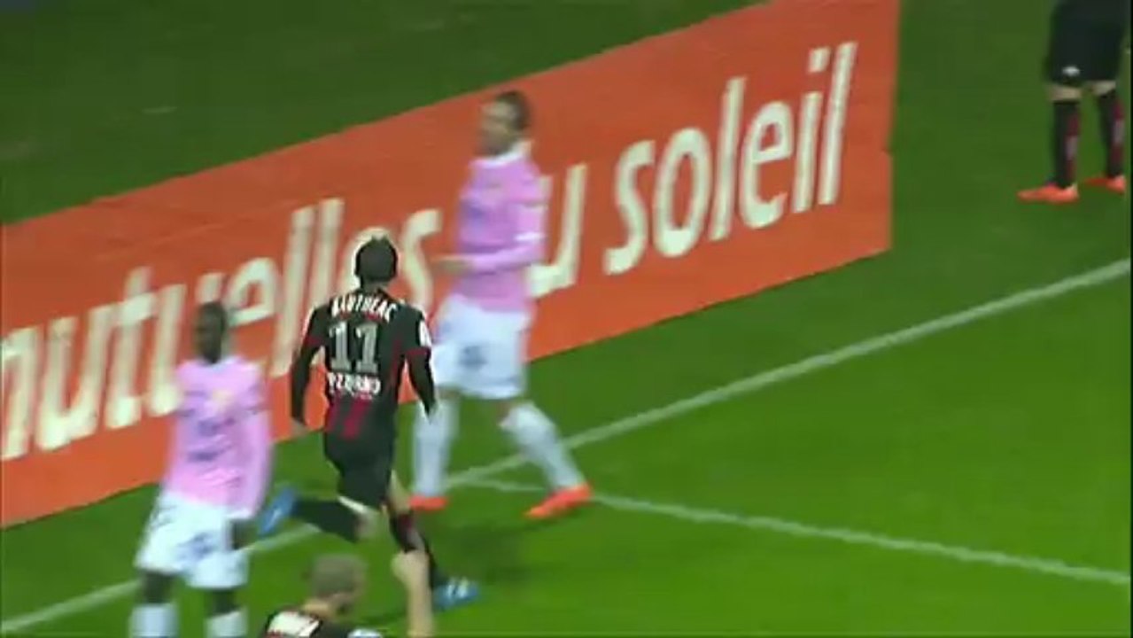 But Eric BAUTHEAC (69ème) - OGC Nice - Evian TG FC - (3-1) - 21/12/13 (OGCN - ETG)