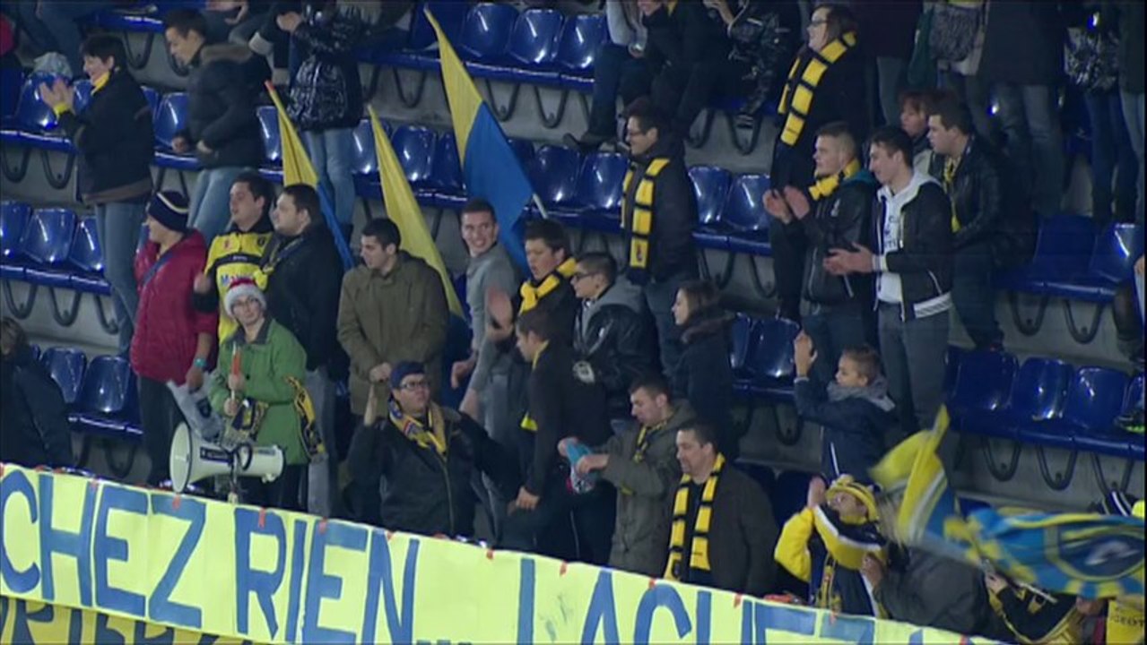 But Cédric BAKAMBU (18ème pen) - FC Sochaux-Montbéliard - Stade Rennais FC - (2-1) - 21/12/13 (FCSM - SRFC)