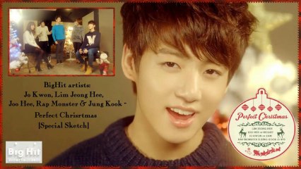 Jo Kwon, Lim Jeong Hee, Joo Hee, Rap Monster & Jung Kook  - Perfect Christmas k-pop [german sub]