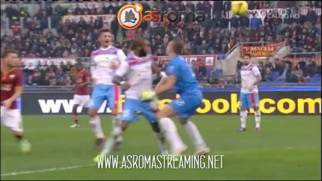 ROMA 4-0 CATANIA - SINTESI - 22/12/2013