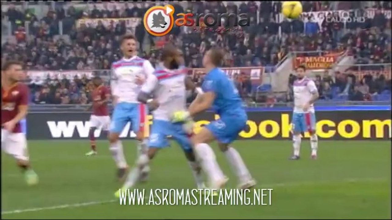ROMA 4-0 CATANIA - SINTESI - 22/12/2013