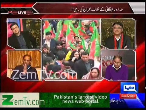 PTI ko KPK me jootiyan parni hain tabhi bhaage hain yeh wahan se - Abid Sher Ali