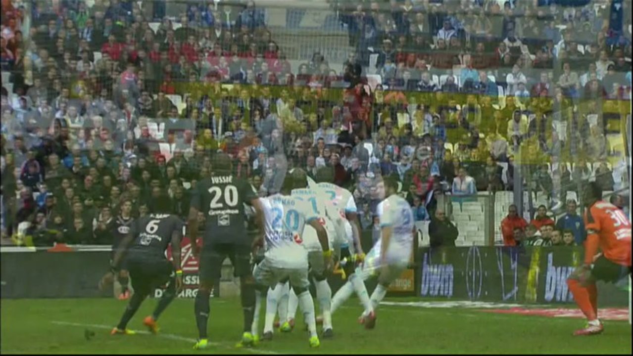 But JUSSIE (34ème) - Olympique de Marseille - Girondins de Bordeaux - (2-2) - 22/12/13 (OM - FCGB)