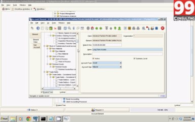 Creation and Maintenance of Chart of Accounts