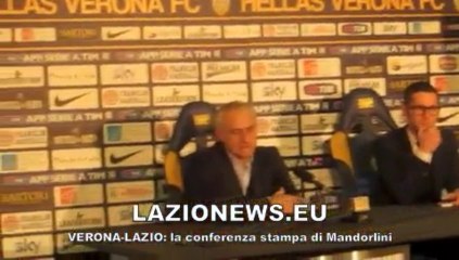 verona lazio conferenza stampa mandorlini