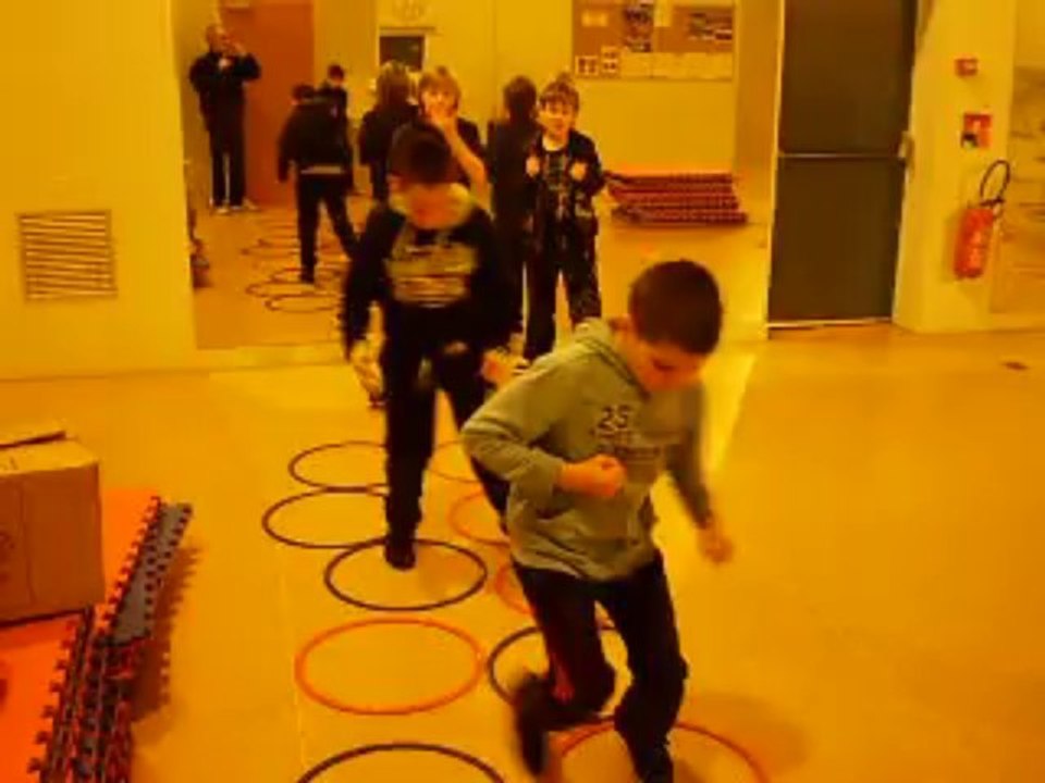 parcours de motricité en boxe française
