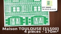 A vendre - maison - TOULOUSE (31500) - 4 pièces - 170m²