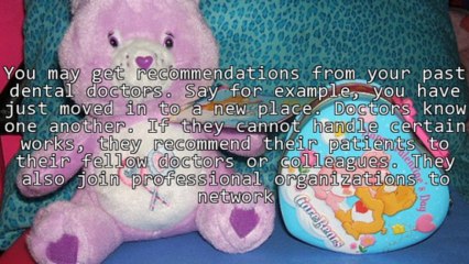 Find A Competent Dentist In The Area