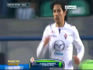 Matias Fernandez y David Pizarro Vs Sassuolo [22-12-13]