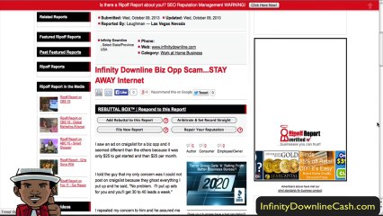 Infinity Downline- Rip Off Report |Infinitydownlinecash.com