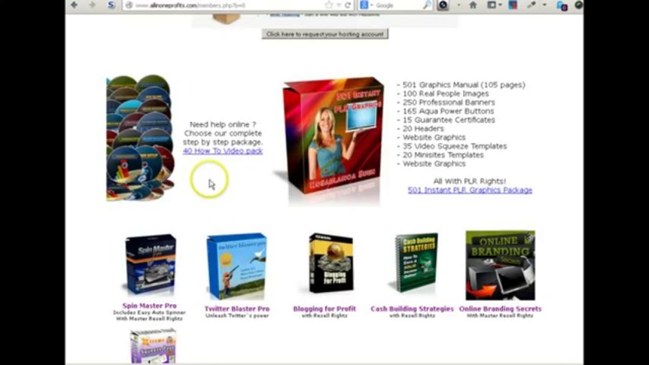 All In One Profits Inside The Members Area | Money Making Site