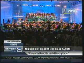 Luces y música en la gran fiesta navideña de Palacio de Gobierno