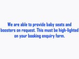Baby seats and boosters while traveling with AlpyBus | Highlight on booking enquiry form