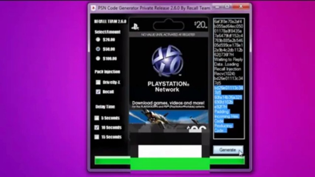 PSN Code Gratuit December 2013 Sony Playstation Card Générateur