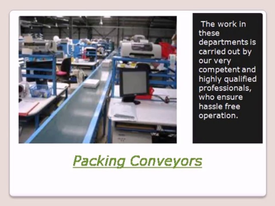Belt Conveyors Manufacturer