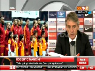 Mancini, Galatasaray Trabzonspor maçını değerlendirdi