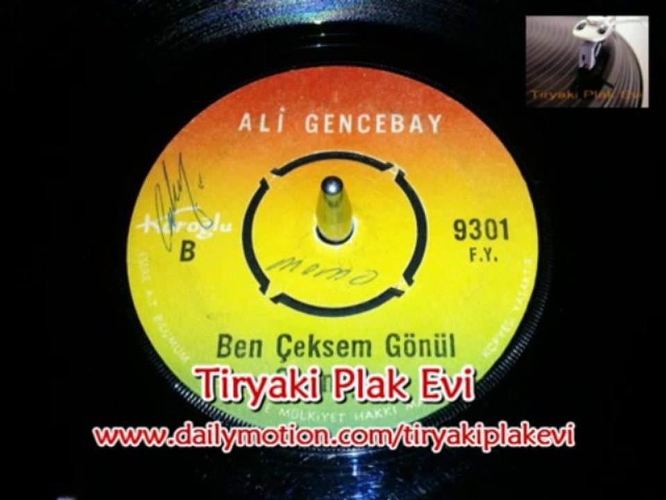 Ali Gencebay - Ben Çeksem Gönül Çekmiyor (NETTE İLK) Tiryaki Plak Evi