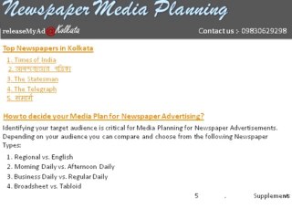 Newspaper Ad Agency in Kokata