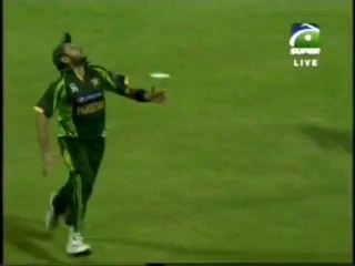 Great catch by Afridi in Yesterday's match