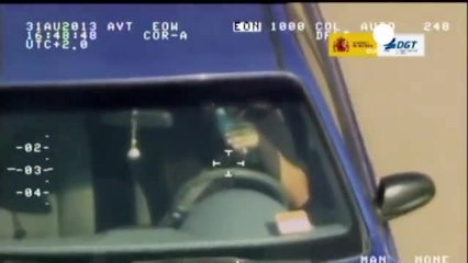 Drogue au volant des automobilistes espagnols
