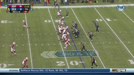 Cardinals defense, sack, 4-yd loss