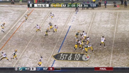 QB Roethlisberger to TE Spaeth, 11-yd, pass, TD