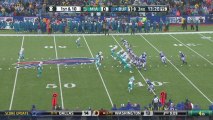 Dolphins defense, sack, 6-yd loss