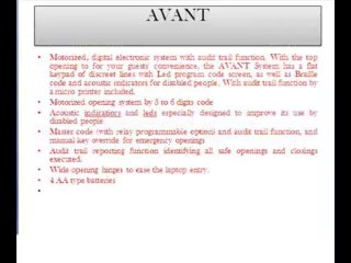 Electronic Safe suppliers