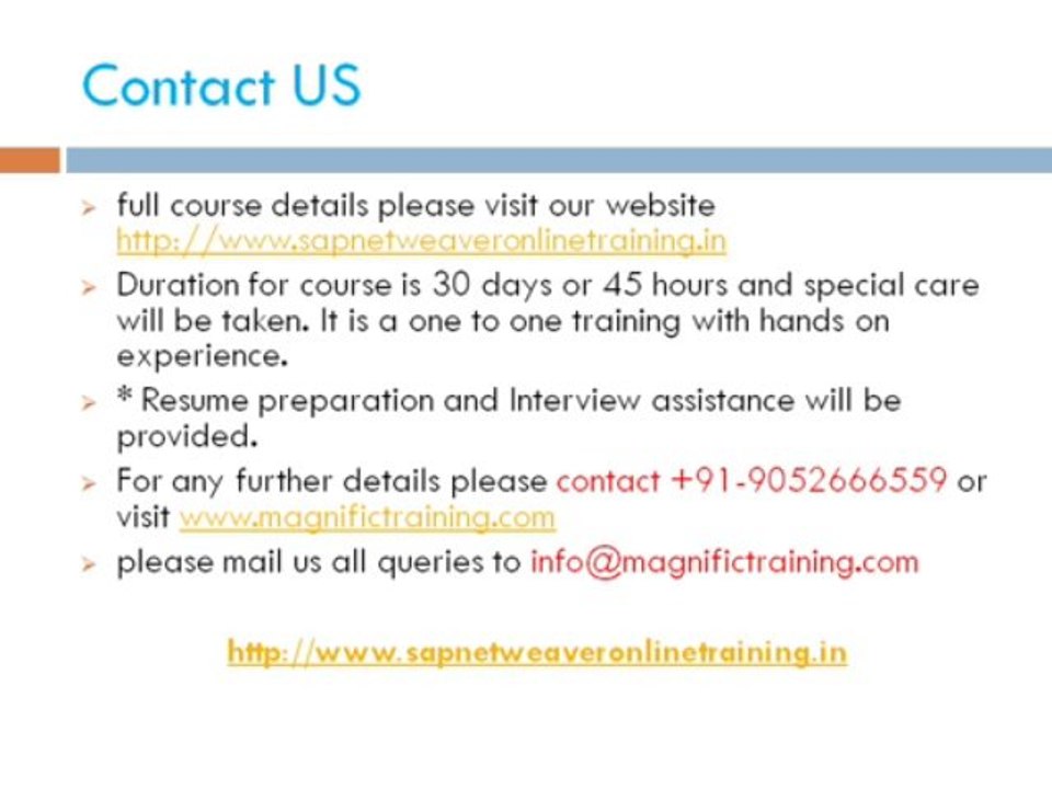 sap netweaver basis online training