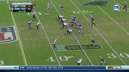 QB Newton to WR Ginn, 37-yd, pass