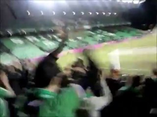 "Liberté pour les ultras" ASSE-Nantes, après match (21/12/13)