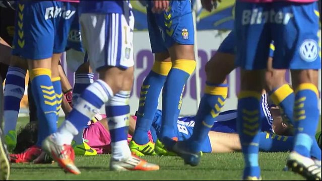 2ª División 2013-2014 - 19ª Jornada - Recreativo de Huelva vs UD Las Palmas (1-3) CHRISANTUS, VALERÓN y NAUZET ALEMÁN (P)