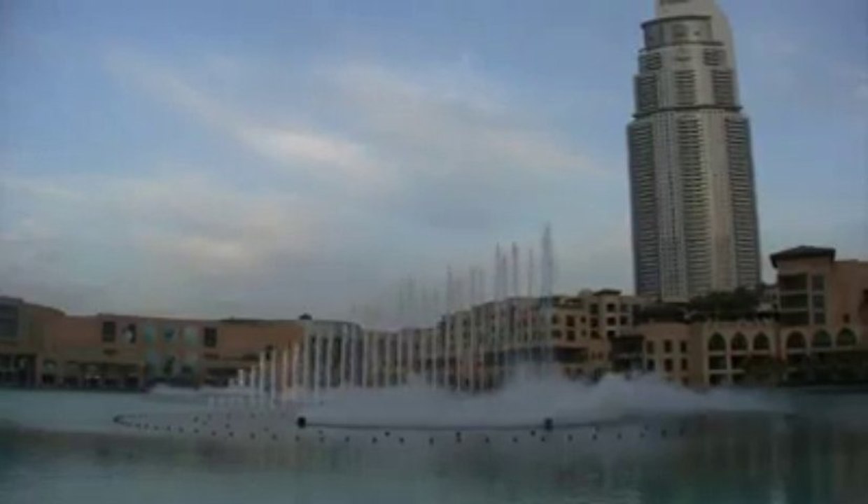 La fontana più grande del mondo a Dubai